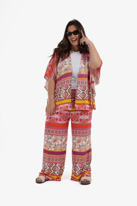 All Over Print Voile Pants
