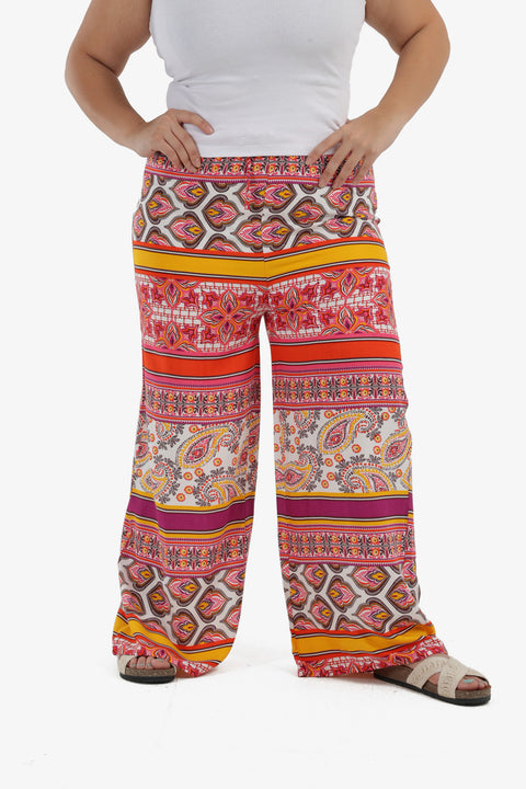 All Over Print Voile Pants