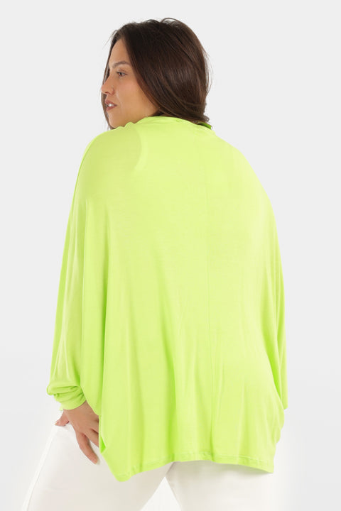 Viscose One Size Poncho Top