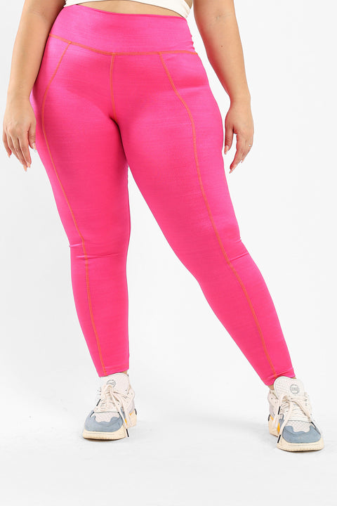 High Rised Leggings With Stitching