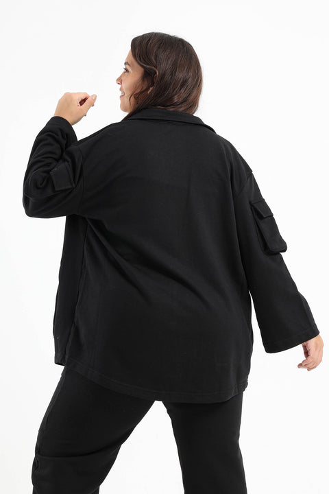 Lounge Shirt with Baggy Pockets