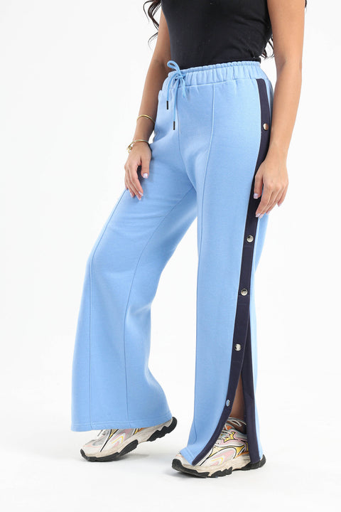 Side Buttons Lounge Pants