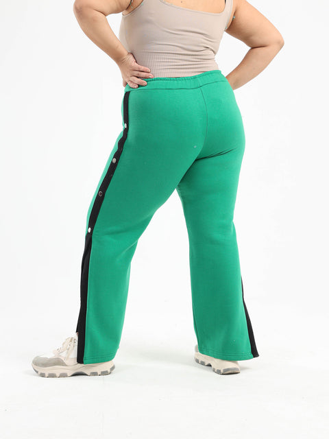 Side Buttons Lounge Pants