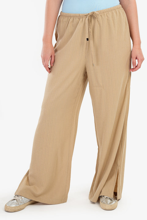 Wide Leg Pants with Slits