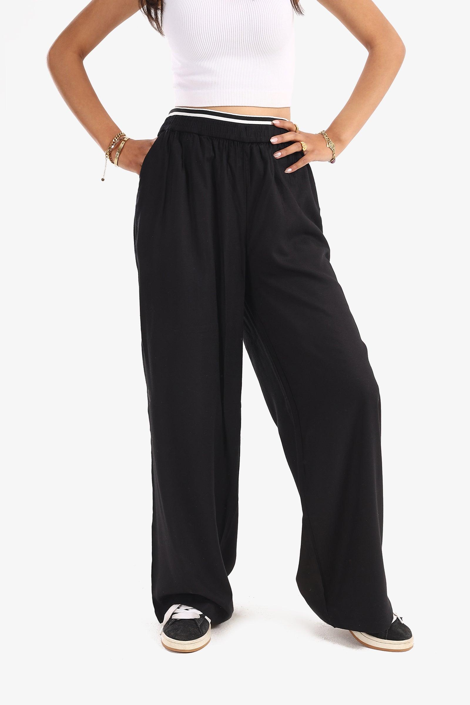 Color Block Wide Leg Pant Clue Wear