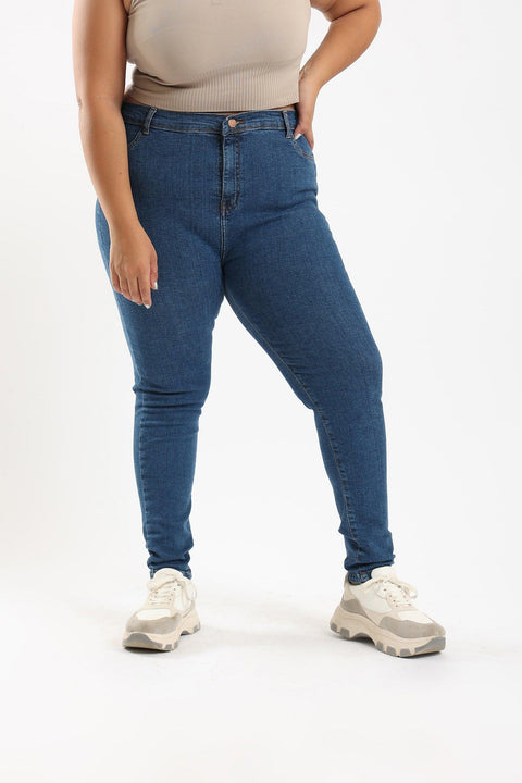 Skinny Fit Denim Pants - Clue Wear