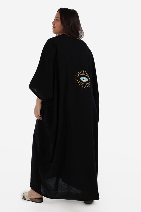 One Size Embroidery Abaya