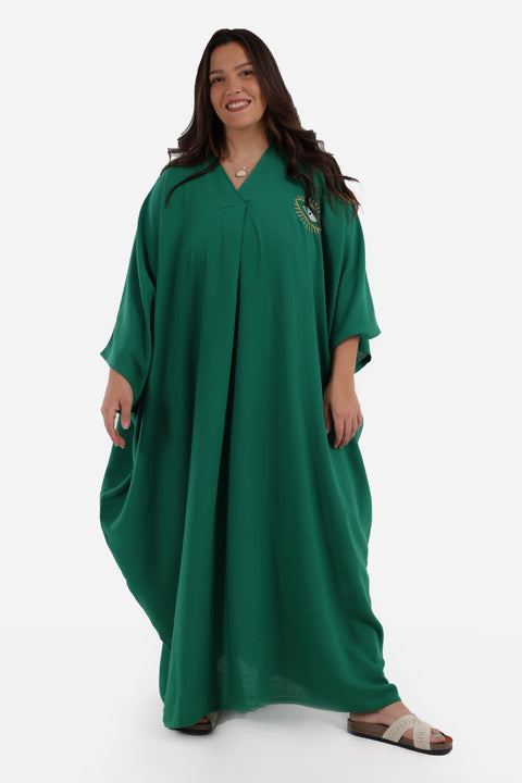 One Size Embroidery Abaya