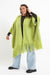 Wool Poncho with Fringes