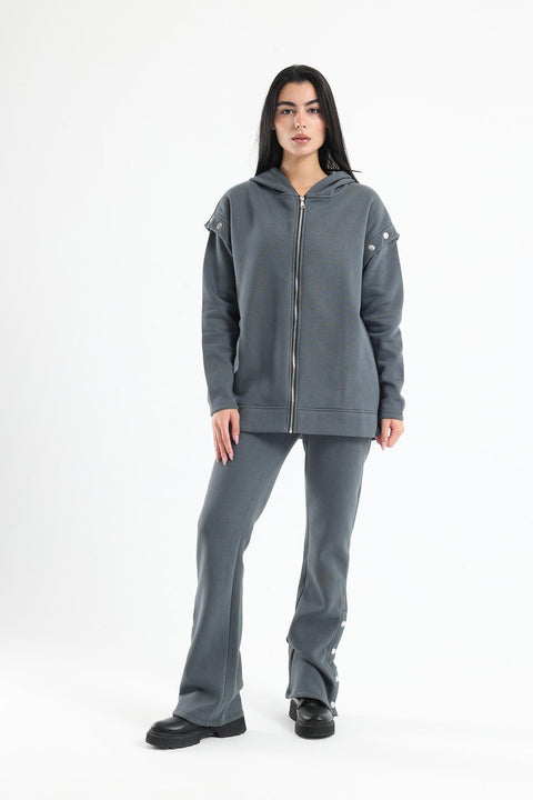 Detachable Sleeves Loungewear Set