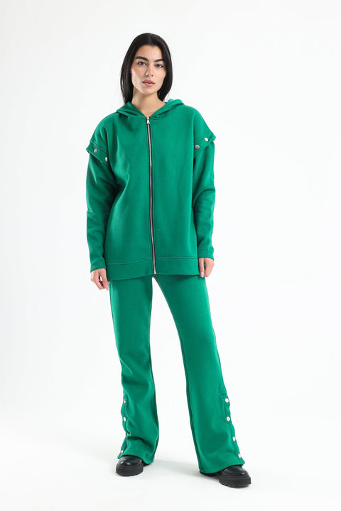 Detachable Sleeves Loungewear Set