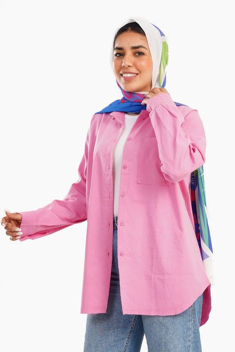 قميص بوبلين مريح