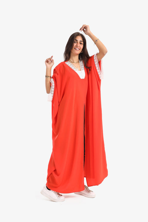 Abaya in Batwing Sleeves