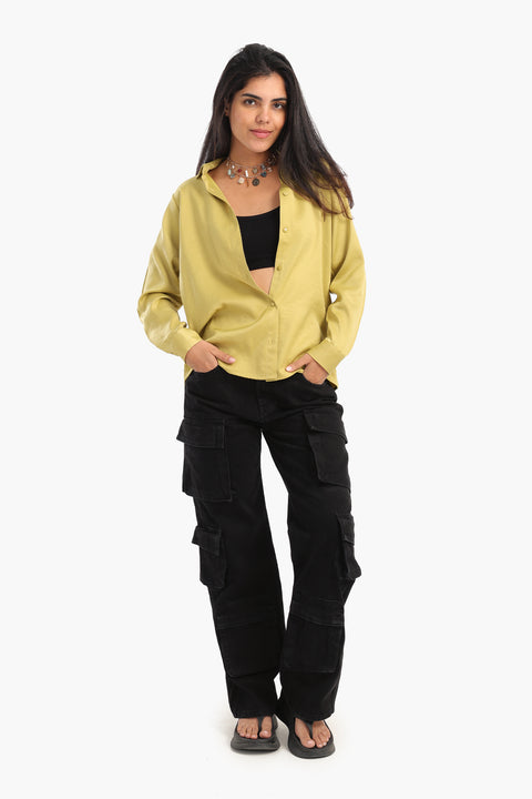 Black Cargo Jeans
