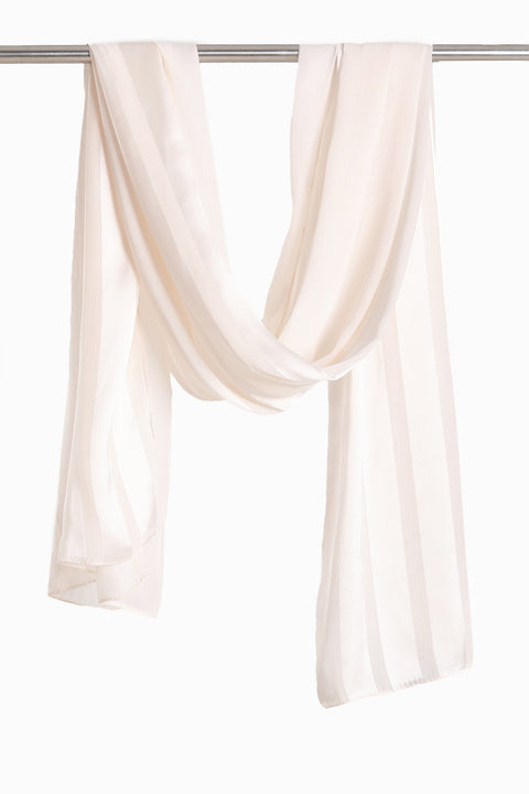 Striped Satin Scarf