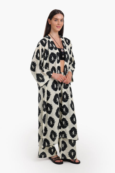 Elegant Flow Tencel Kimono
