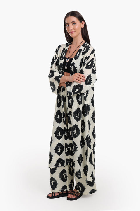 Elegant Flow Tencel Kimono