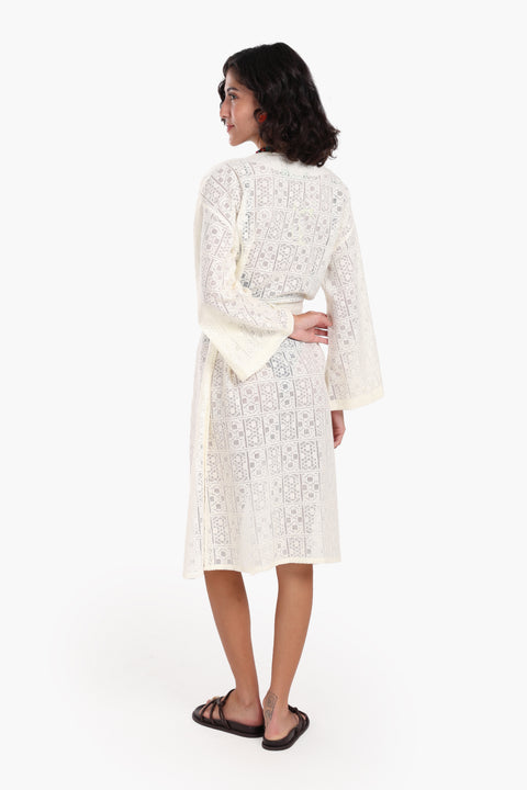 Lace Pattern Kimono