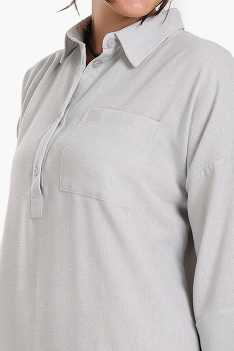 3/4 Sleeves Midi Dress