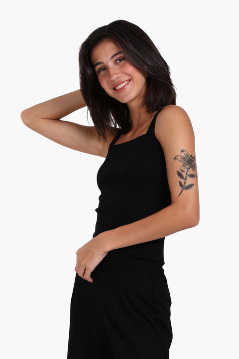Fitted Ribbed Top