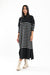 Striped Wool Midi Dress