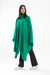 Wool Poncho with Turtle Neck