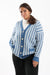 Knitted Houndstooth Pattern Cardigan