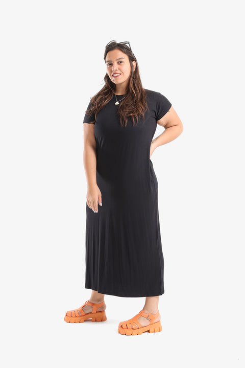 Black Midi Length Dress