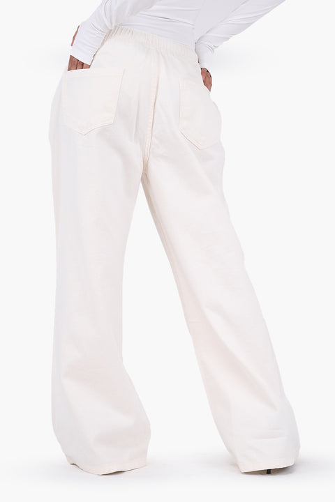 Cotton Plain Pants