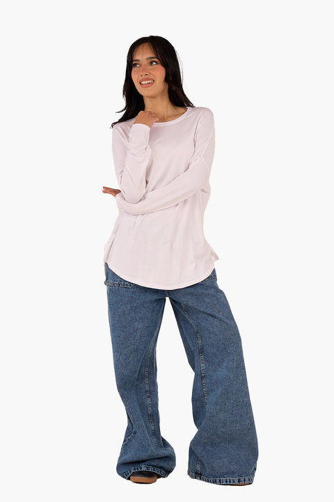 Asymmetrical Long Sleeve T-Shirt