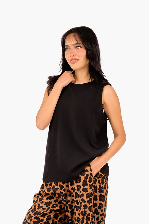 Tencel Sleeveless Blouse