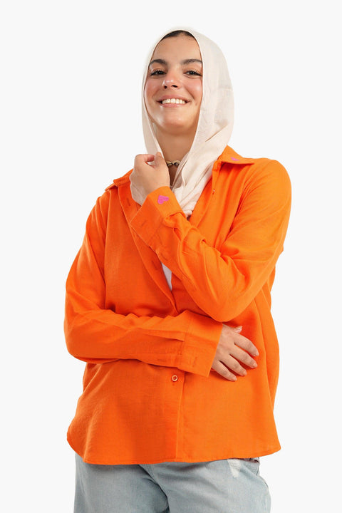 قميص سادة بكم
