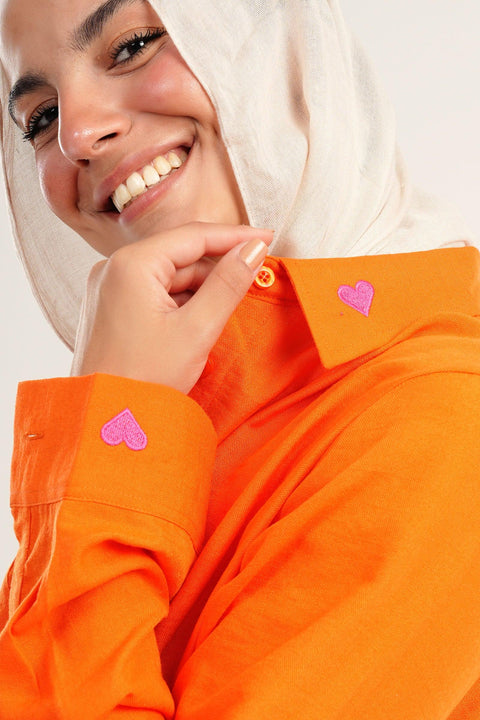 قميص سادة بكم