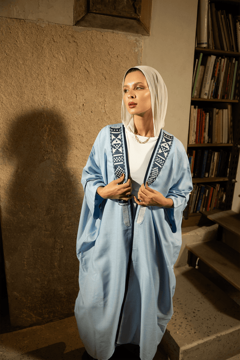 Light Blue One Size Kimono