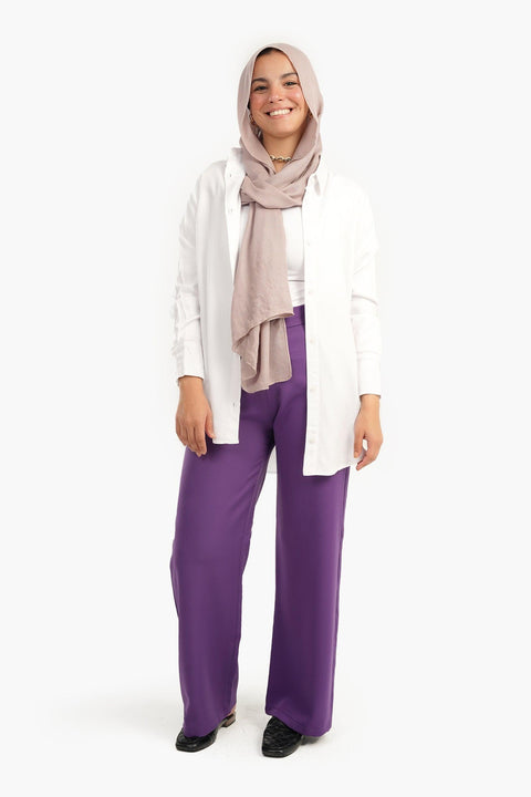 Pants with Side Zipper