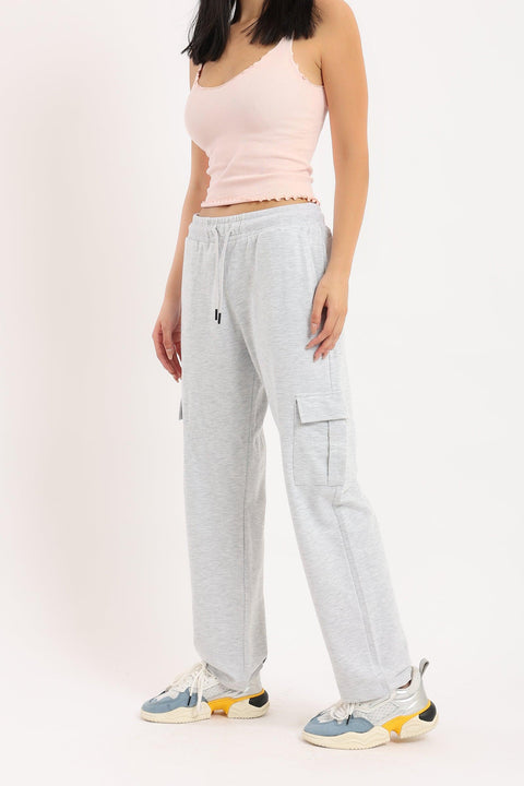 Elastic Straight Cut Pants - Clue Wear