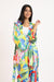 Multicolored Pattern Kimono - Clue Wear
