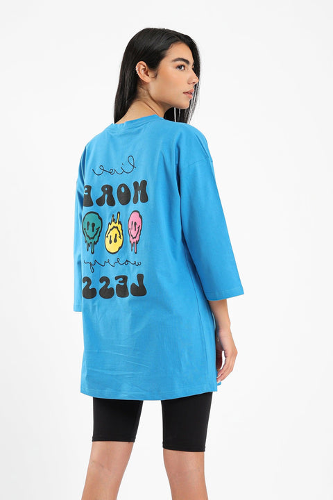 Oversized Back Printed T-shirt - Clue Wear