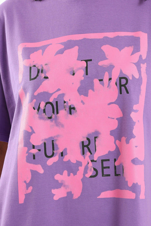 Relaxed Printed T-shirt - Clue Wear