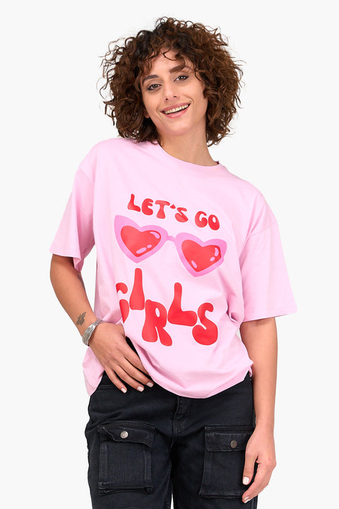 Printed Cotton Crew Neck T-Shirt