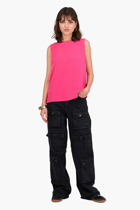 Tencel Sleeveless Blouse