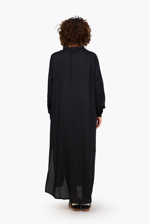 V-Collared Neck Shirt Dress