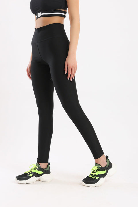 Black Slim Leggings - Clue-wear