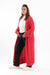 Long Knitted Cardigan With Puff Sleeves
