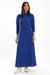 Ribbed Maxi Dress With Long Sleeves - Clue Wear