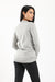 Ribbed Mock Neck Pullover - Clue Wear