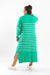 Striped Wool Midi Dress