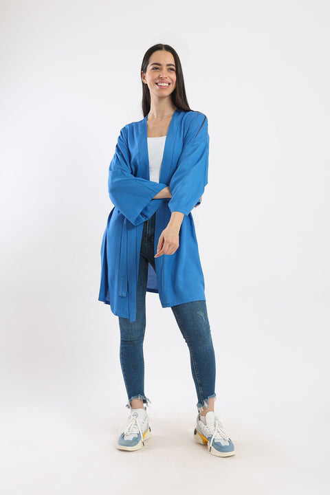 Wide Sleeves Loose Kimono - Clue Wear